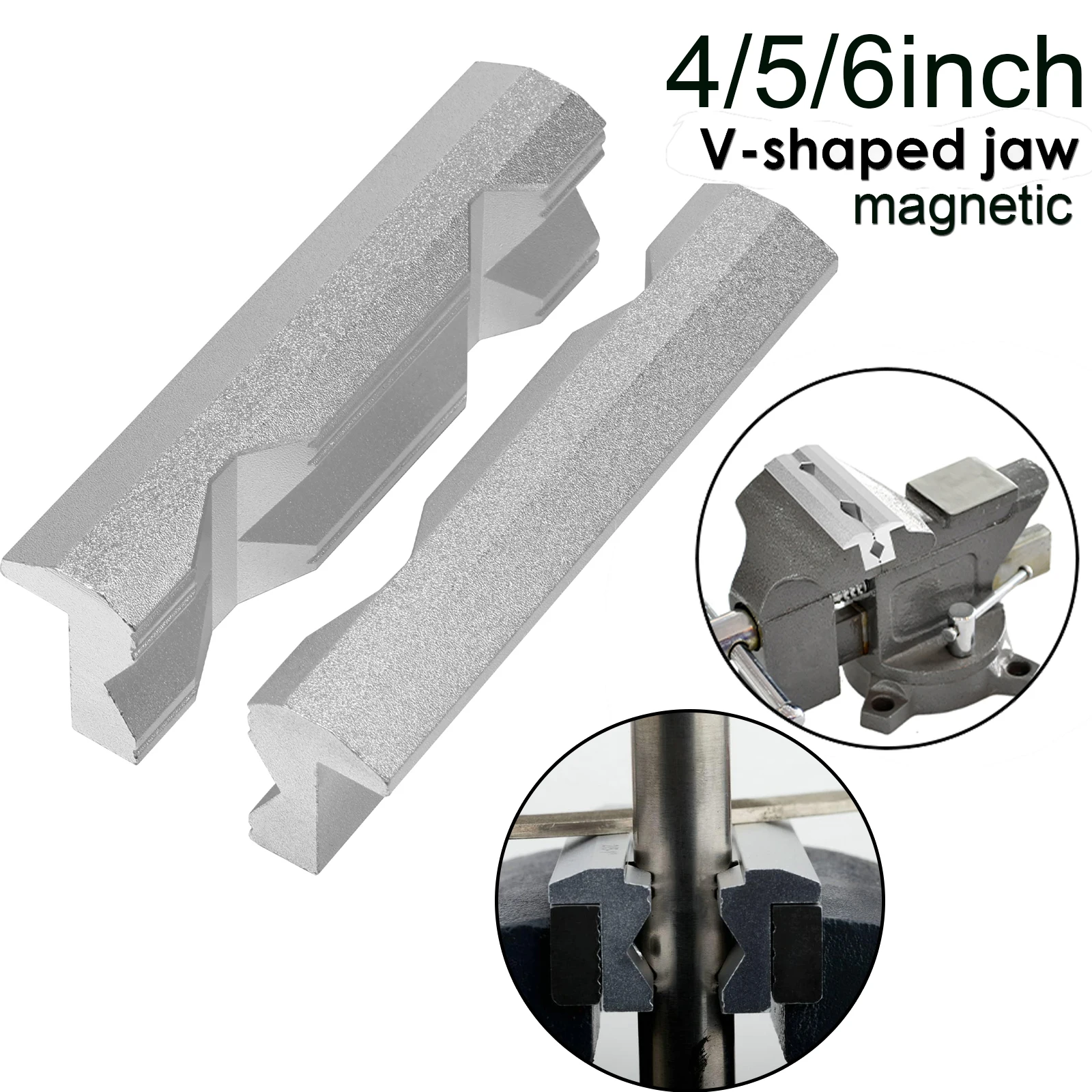 Drill Press - Pelindung Rahang Vise Magnetik 4/5/6 inci